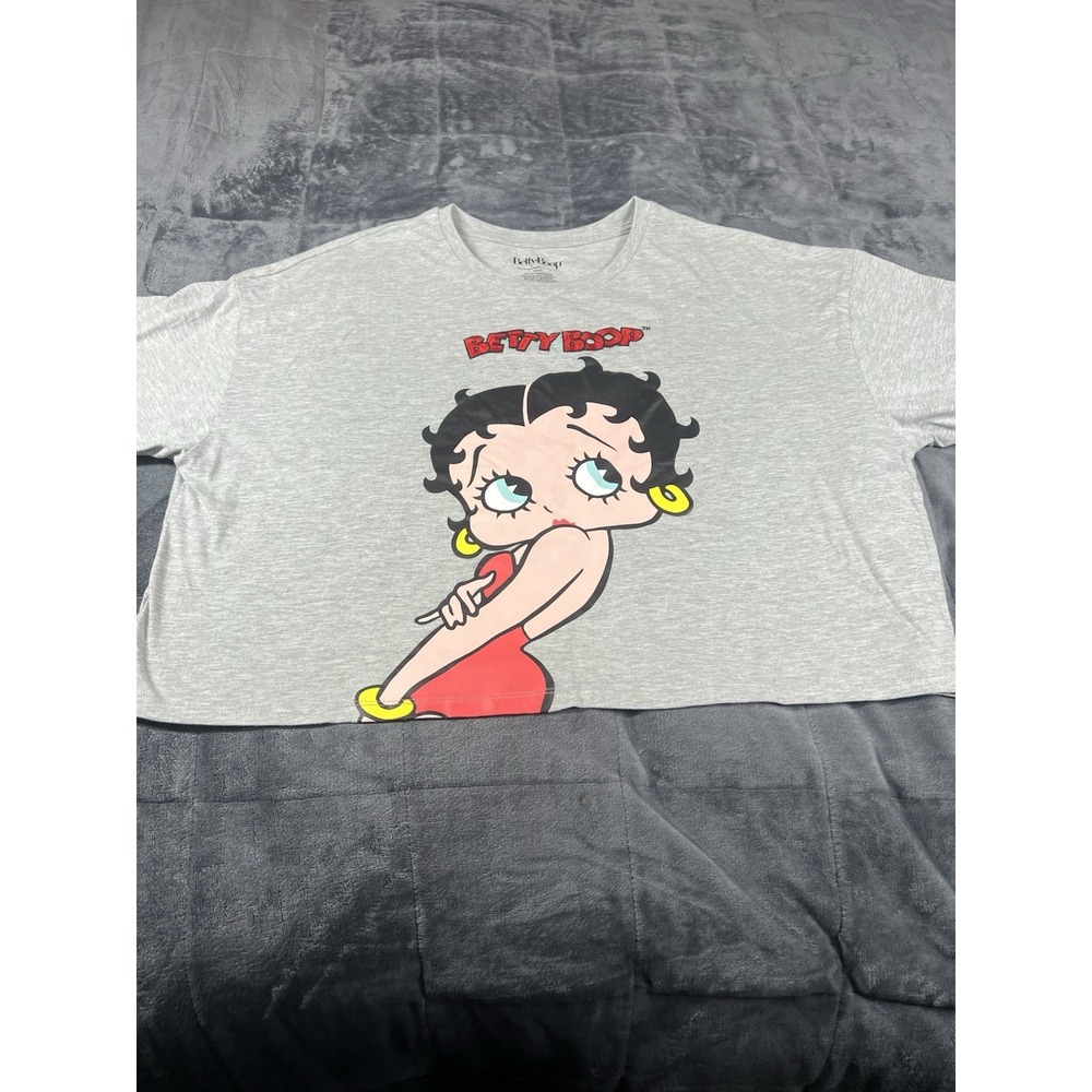 Betty Boop Women's‎  Cigar Liscensed Reprint cropped T Shirt  Size XXXL